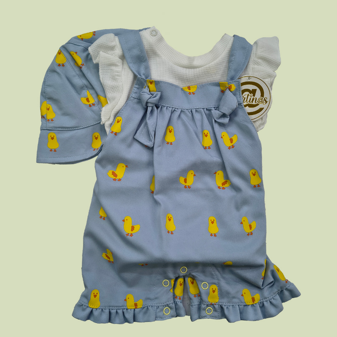 Conjunto braga y sombrero para niña Talla 12