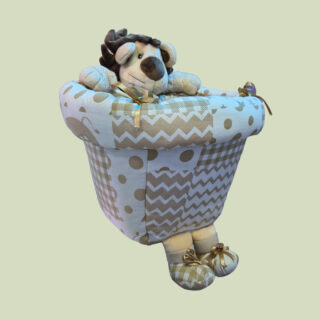 Cesta para ropa león