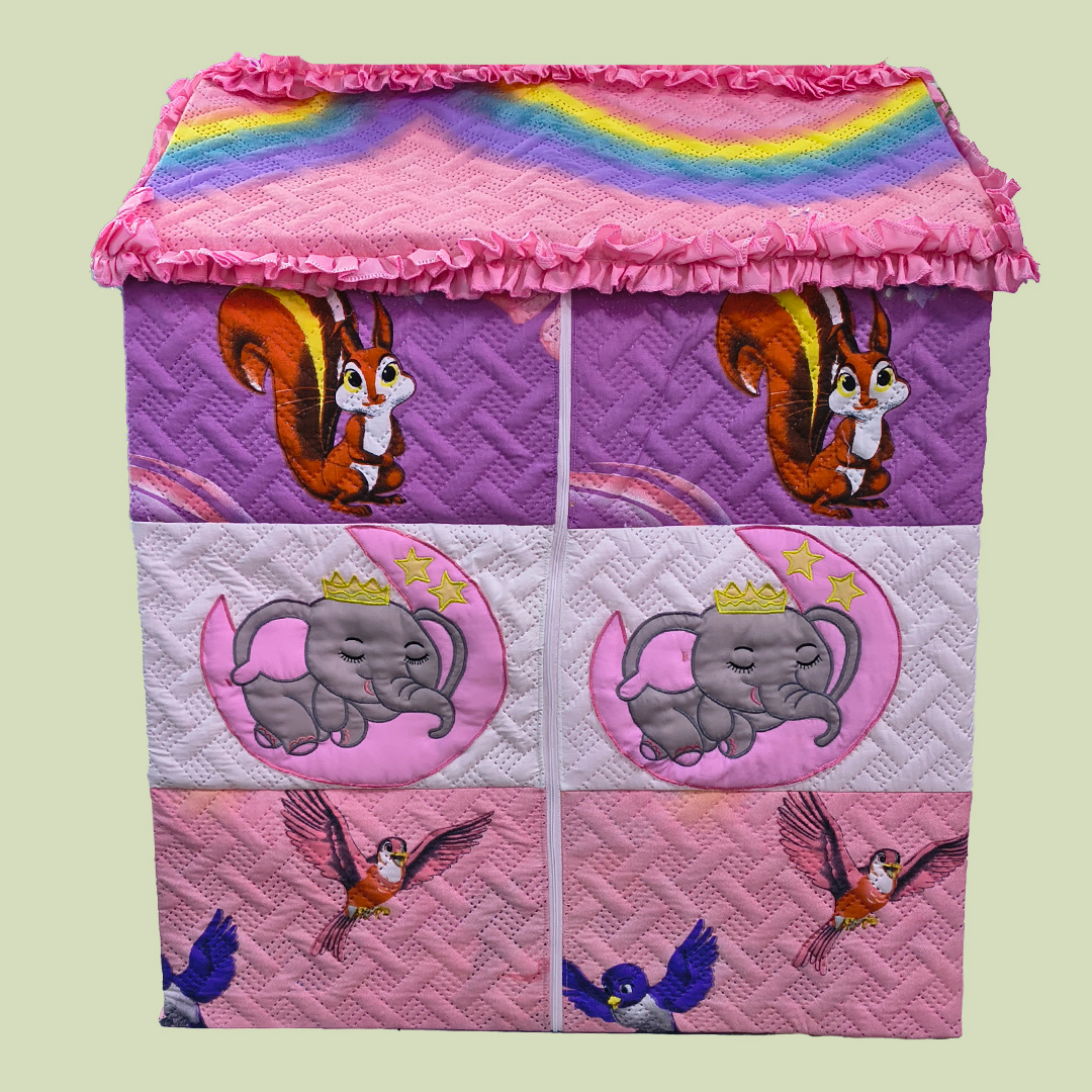 Organizador 3 niveles forro acolchado con sierre