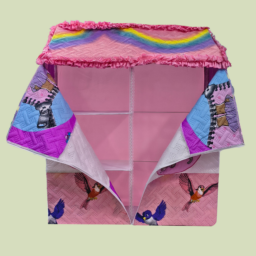 Organizador 3 niveles forro acolchado con sierre - Image 3