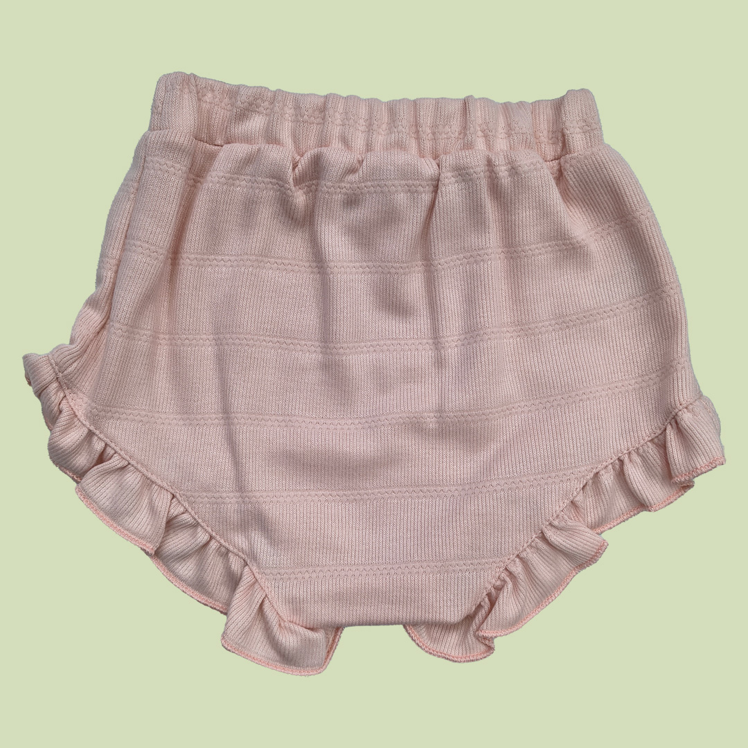 Conjunto niña blanco y rosa con moño talla 24 - Image 4